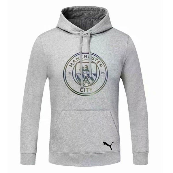 Hoodies Manchester City 2020-21 Grau Fussballtrikots Günstig